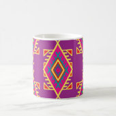 Boho Chic: Ethnische nahtlose Ornamente Kaffeetasse (Mittel)