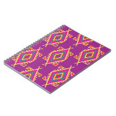 Boho Chic: Ethnische nahtlose Ornamente Notizblock (Linke Seite)
