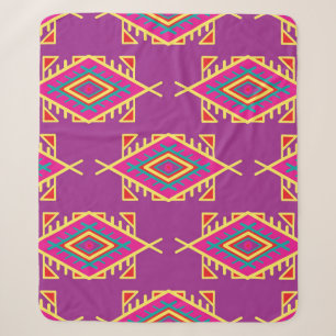 Boho Chic: Ethnisches nahtloses Ornament Sherpadecke