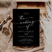 Boho Chic FARBE EDITABLE the Wedding of Einladung