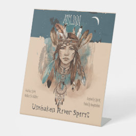 Boho Chic Fearless Girl Artwork Sockelschild