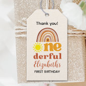 Boho Chic First Birthday Bash for One-derful  Geschenkanhänger