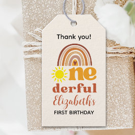 Boho Chic First Birthday Bash for One-derful  Geschenkanhänger