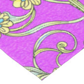 Boho Chic Floral Art Nouveau Tischdecke (Schrägansicht)