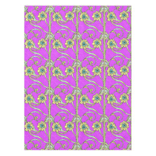 Boho Chic Floral Art Nouveau Tischdecke