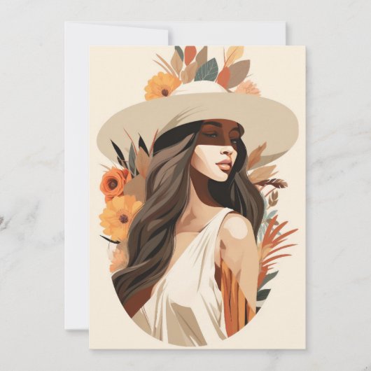 Boho Chic Floral Elegance (Vorderseite)