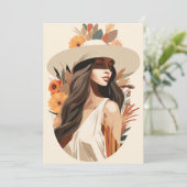 Boho Chic Floral Elegance (Stehend Vorderseite)