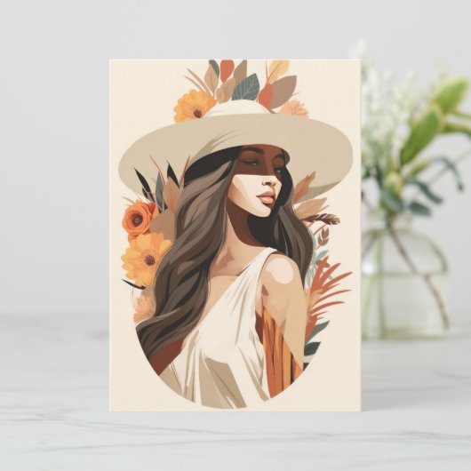 Boho Chic Floral Elegance (Stehend Vorderseite)