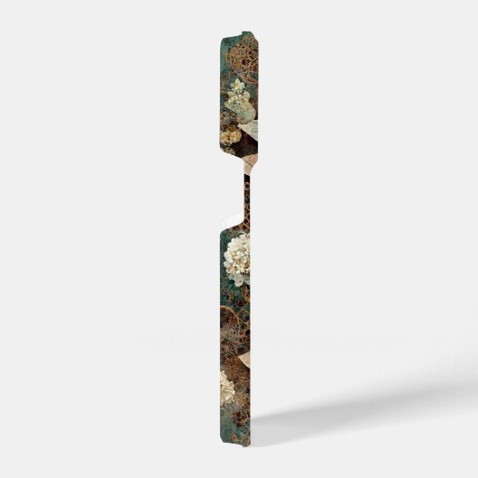 Boho chic floral mandala iPhone Fall iPhone Hülle (Rechte Seite)