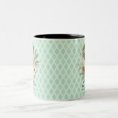 Boho Chic Floral Monogram Tasse - Sophia (Mittel)