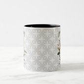 Boho Chic Floral Monogram Tasse - Tessa (Mittel)