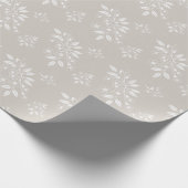 Boho Chic Floral Pattern Ästhetik Geschenkpapier (Ecke)