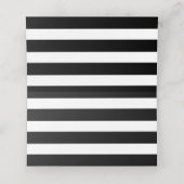 Boho Chic Floral Tischnummer Platzkarte (Innenseite Aufgefaltet)