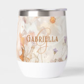 Boho Chic Floral Watercolor Monogram (Links)