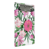 Boho-chic-Gartendesign mit Blumen Mini Klemmbrett (Schrägansicht)
