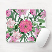 Boho-Chic-Gartendesign mit Blumen Mousepad (Mit Mouse)