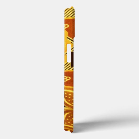 Boho Chic Gelbe Blume Muster Case Mate (Rückseite / Rechts)