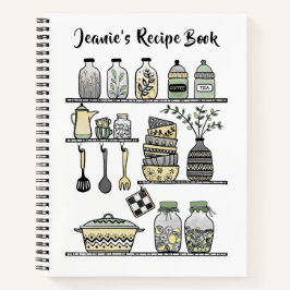 Boho-chic gelbe Küchendekoration Rezept Buch