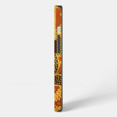 Boho Chic Gelbes Blumenmuster Case-Mate iPhone Hülle (Linke Seite)