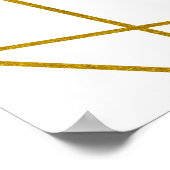 Boho Chic Geometric Florals Community Willkommen Poster (Ecke)