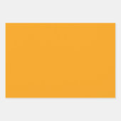 Boho Chic Geometric Yellow and Orange Arrow Shapes Geschenkpapier Set (Vorderseite 3)
