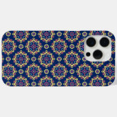 Boho-Chic geometrisches Blumenmuster Case-Mate iPhone Hülle (Rückseite (Horizontal))