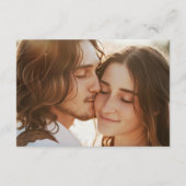 Boho Chic Gold Sparkling Elegante Hochzeit Begleitkarte (Rückseite)