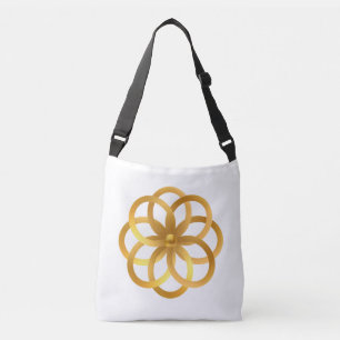 Boho Chic Golden Mandala Tragetaschen Mit Langen Trägern