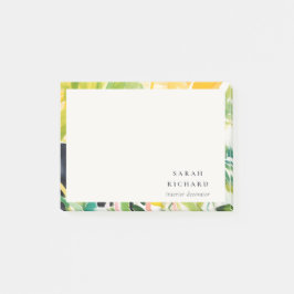Boho Chic Grüne Tropische Blattreiche Botanische Post-it Klebezettel