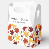 Boho Chic Hochzeit im Herbst Geschenkschachtel (Geöffnet)