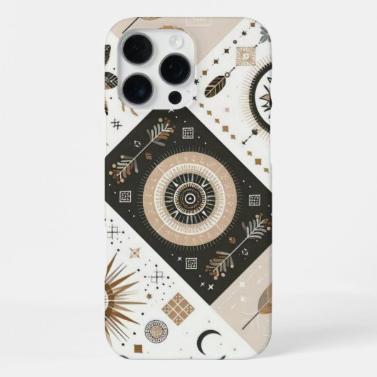Boho Chic iPhone Case - Stilvoll und geschützt Hülle (Rückseite)