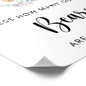 Boho chic kleine Bären raten wie viele GUMMY Bären Poster (Ecke)