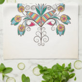 Boho-chic Küken auf Blume Handtuch (Gefaltet)