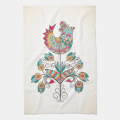 Boho-chic Küken auf Blume Handtuch (Vertikal)