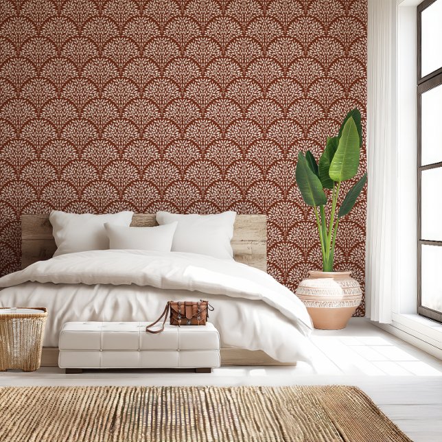 Boho Chic Leaf Scallop Tapete (Von Creator hochgeladen)