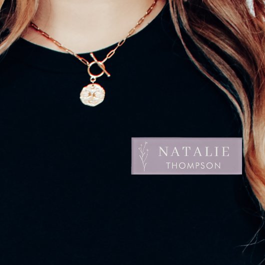 Boho Chic Lilac Lavender Blume Mitarbeiterveransta Namenschild