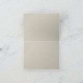 Boho Chic Mandala Indian Elegant Black Wedding Dankeskarte (Innenseite)