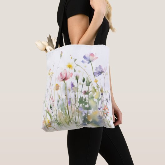 Boho Chic mehrfarbig, florfrei-spiralförmig Tasche (Von Nahem)