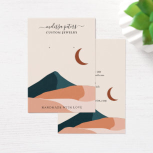 Boho Chic Minimal Earring Juwelier Display Card