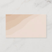 Boho chic Minimalistische Bücher für die Babykarte Platzkarte (Rückseite)