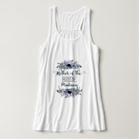 Boho Chic Mint & Navy Blumenmutter der Braut