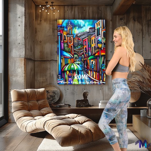 Boho Chic Misty Dreams - Soft and Ethereal Capri Leggings