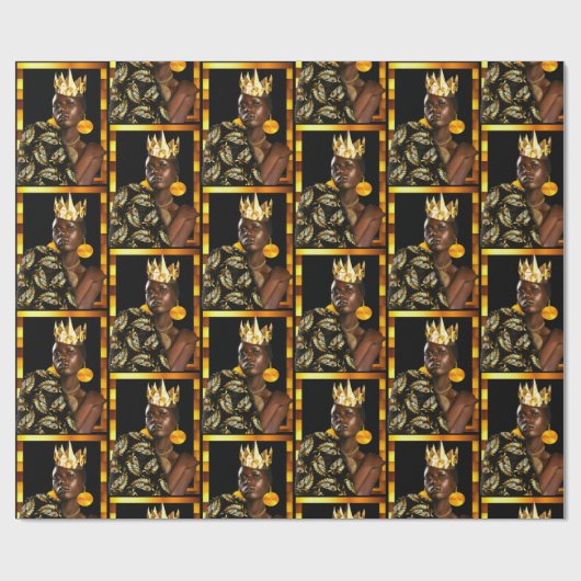 "Boho Chic mit afrikanischem Flair" Geschenkpapier (Flach)