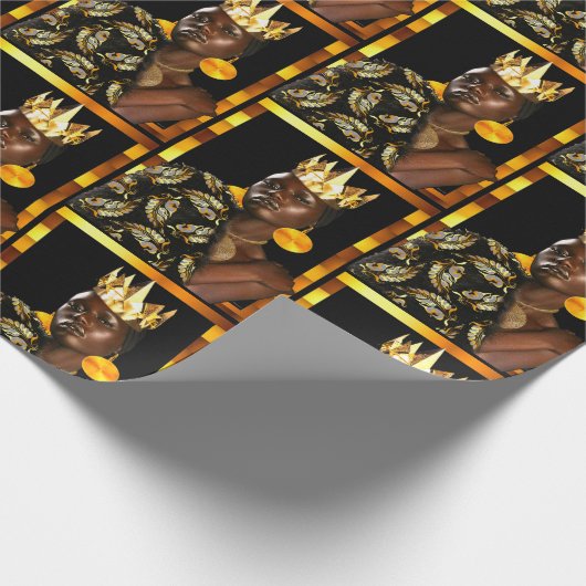 "Boho Chic mit afrikanischem Flair" Geschenkpapier (Ecke)