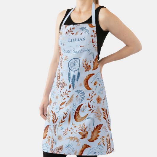 Boho Chic mit Dreamcatcher und Blumenmuster Schürze (InSitu)