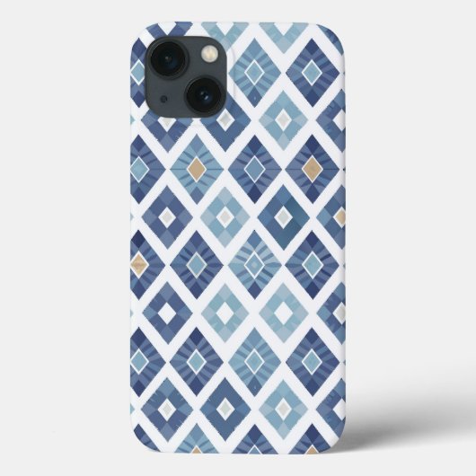 Boho Chic Modern Rhombus Case-Mate iPhone Hülle (Rückseite)
