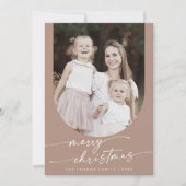 Boho Chic Neutral Foto Boho Weihnachten (Vorderseite)