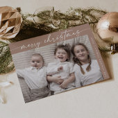 Boho Chic Neutral Foto Spaß Weihnachten