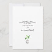 Boho Chic New Roots Wir haben botanische Bewegung (Rückseite)