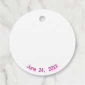 Boho Chic Niedliche Süßigkeiten Candy Land Babydus Geschenkanhänger (Rückseite)